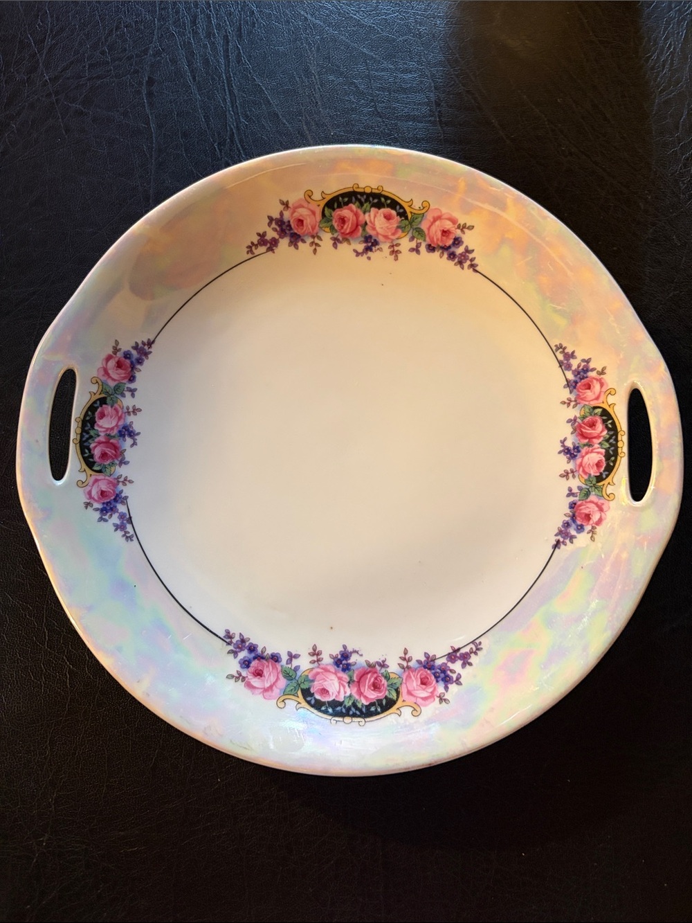 Decorative Plate with Bavaria Stamped on Bottom.